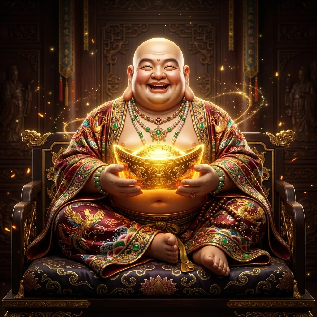 Phật Di Lặc Ban Tiền Vàng